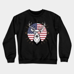 American Deer Crewneck Sweatshirt